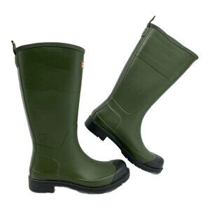 Hunter for Target Green Black Knee High Rain Boots | Size 8